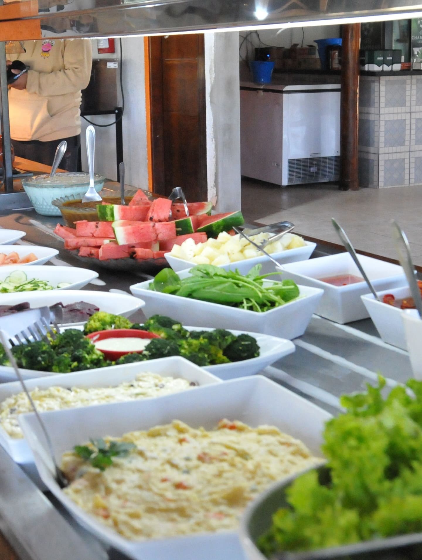 Pratos do buffet